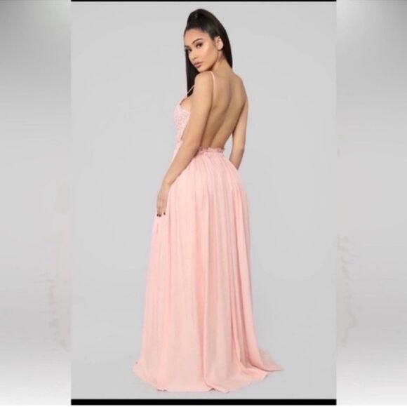 NWT ONCE IN A LIFETIME PINK MAXI DRESSE Size Small - Picture 15 of 16